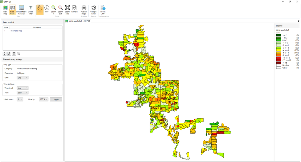 OMP-GIS map